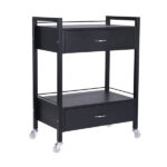 Bella 2 Drawer Trolley - Black