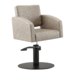 Zahra Salon Chair - Taupe - Image 4