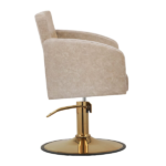 Zahra Salon Chair - Taupe - Image 2