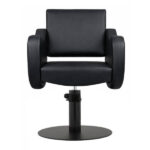 Ayla Salon Chair - Black - Image 3