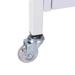 Bella 1 Drawer Trolley - White - Image 5