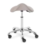 Saddle Medi Stool - Latte - Image 2