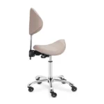 Saddle Medi Stool with Tilt  - Latte - Image 3