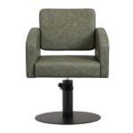 Zahra Salon Chair - Olive Mist - Image 2