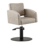 Zahra Salon Chair - Taupe - Image 2