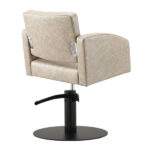 Zahra Salon Chair - Taupe - Image 3