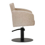 Zahra Salon Chair - Taupe - Image 4